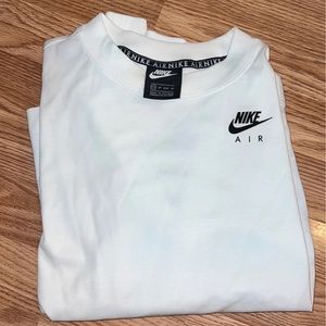 Womens Nike Air Long Shirt - White- size XS